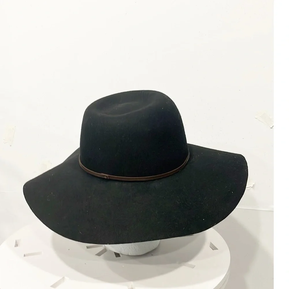 EM Women’s Hat All Wool Wide Brim‎ Western Wide Boho Country Chic